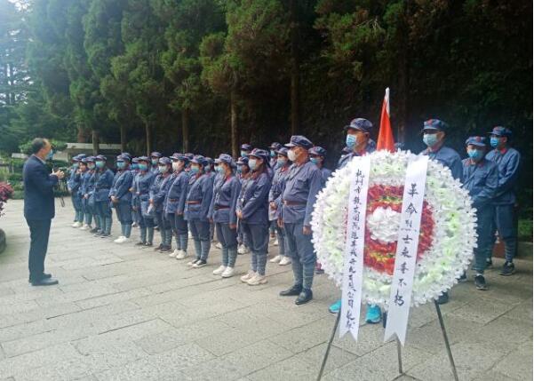 我中心迎来复工后首批省内井冈山红色培训队伍 我中心迎来复工后首批省内井冈山红色培训队伍